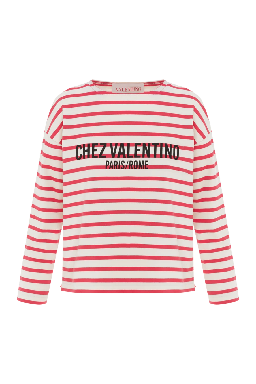 Valentino chez print red striped jumper 188185 - photo 1