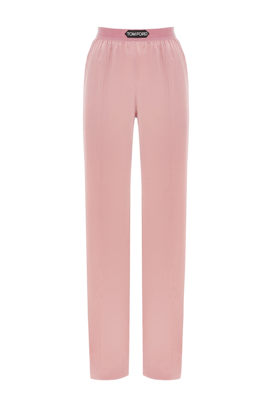 Tom Ford розовые брюки из вискозы женские 188211 - фото 1