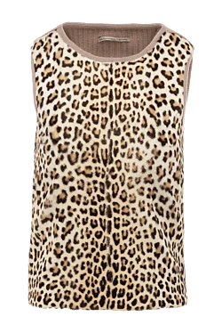 Ermanno Scervino brown cashmere vest for women 130536 - photo 1