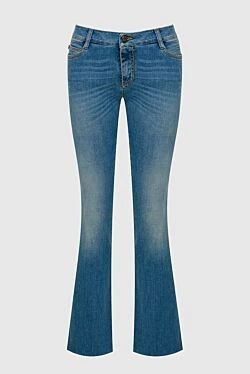 Ermanno Scervino джинси жіночі сині розкльошені до низу 132007 - фото 1