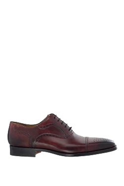 Magnanni туфлі чоловічі з шкіри бордові 133000 - фото 1