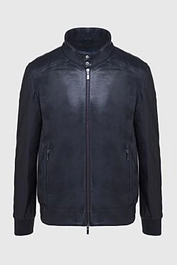 Schiatti black leather jacket for men 133409 - photo 1