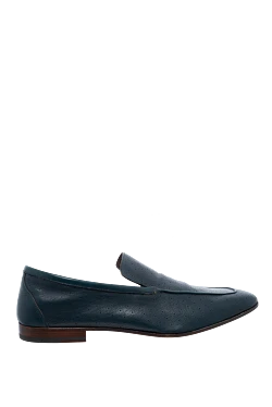 Fratelli Rosetti men's green leather loafers 135046 - photo 1