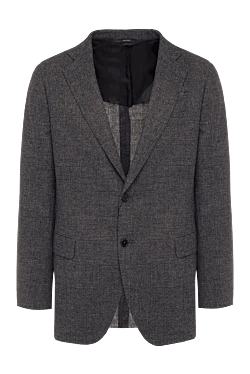 Tombolini gray wool jacket for men 135254 - photo 1
