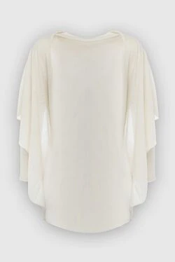 Pashmere beige silk cardigan for women 135363 - photo 1