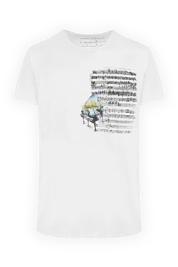 Bisibiglio white cotton t-shirt for men 135991 - photo 1