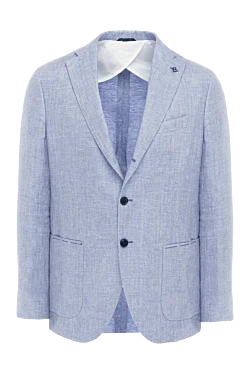 Sartoria Latorre піджак із льону блакитний чоловічий 136700 - фото 1