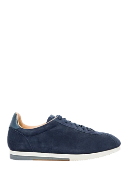 Magnanni blue suede sneakers for men 136846 - photo 1