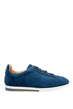 Magnanni blue suede sneakers for men 136852 - photo 1