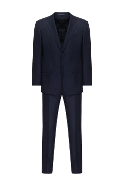 Corneliani костюм шерстяной черный классический мужской 137504 - фото 1
