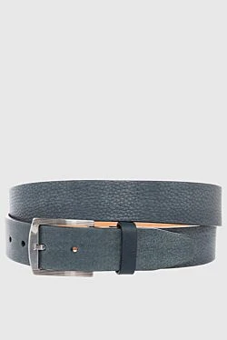 Fratelli Rosetti blue leather belt for men 137695 - photo 1