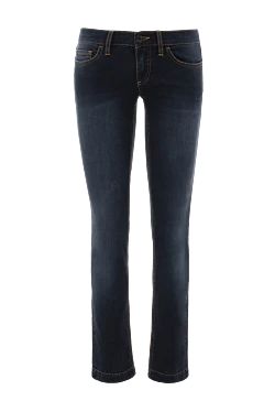 Dolce & Gabbana джинсы из хлопка синие женские 139520 - фото 1