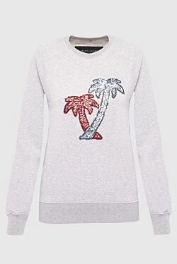 Marc Jacobs свитшот из хлопка и полиэстера серый женский 139525 - фото 1