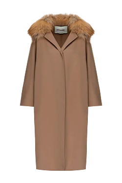 Ava Adore cashmere coat for women beige 141815 - photo 1