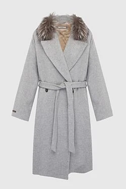 Peserico women's gray coat 142093 - photo 1