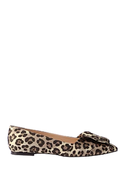 Charlotte Olympia туфлі жіночі бежеві у леопардовий принт 144070 - фото 1