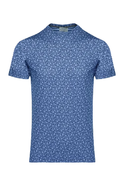 Orian blue cotton t-shirt for men 144759 - photo 1