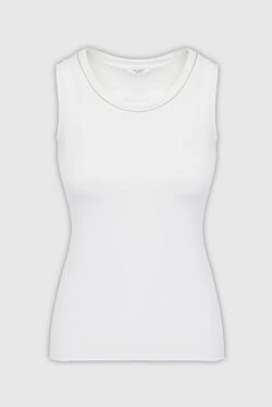 Peserico top made of cotton and elastane white for women 144817 - photo 1