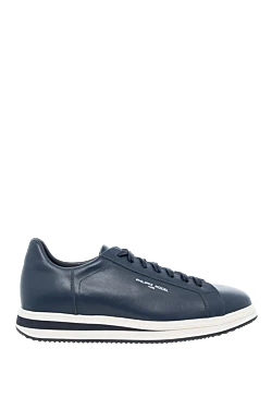 Philippe Model blue leather sneakers for men 145474 - photo 1