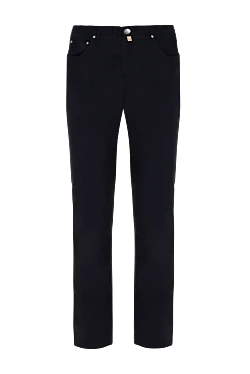 Corneliani мужские синие брюки из шерсти 146675 - фото 1