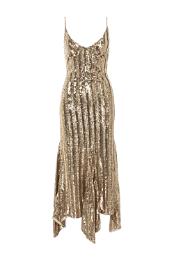Amen polyester dress yellow for women 148062 - photo 1