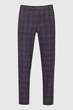 Rota brown wool pants for men 148496 - photo 1
