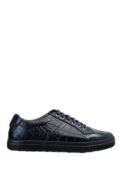 Tardini brown alligator leather snickers for men 148696 - photo 1