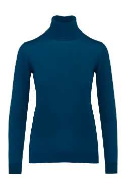 Cashmere & Silk Milano гольф синій жіночий 149194 - фото 1
