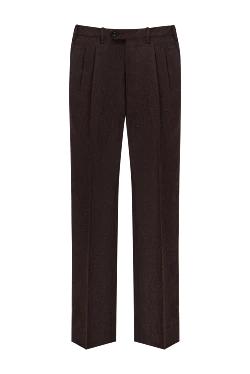 Drumohr brown wool pants for men 149426 - photo 1