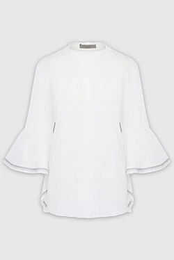 D.Exterior women's shirt with voluminous sleeves white 149780 - photo 1
