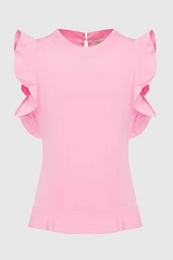 D.Exterior women's pink top with flounces 149805 - photo 1