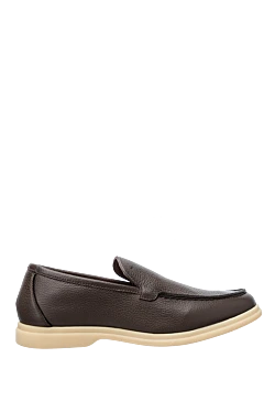 Andrea Ventura loafers women's leather with contrast sole brown 149813 - photo 1