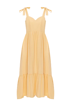 Max&Moi yellow cotton dress for women 149950 - photo 1