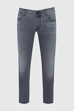 Jacob Cohen gray cotton and polyester jeans for men 151380 - photo 1