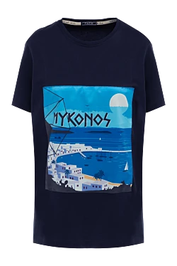 FeFe футболка женская синяя с рисунком моря 151741 - фото 1