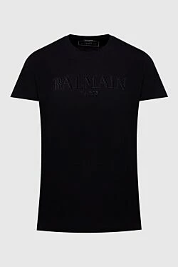 Balmain black cotton t-shirt for men 151826 - photo 1