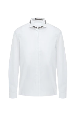 D.Exterior women's shirt with an embroidered collar white 153709 - photo 1