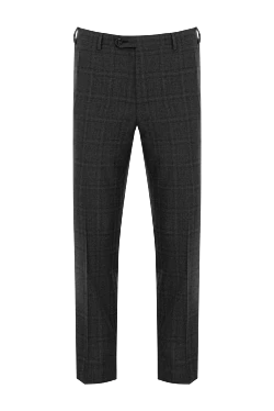 Corneliani мужские серые брюки из шерсти 155071 - фото 1