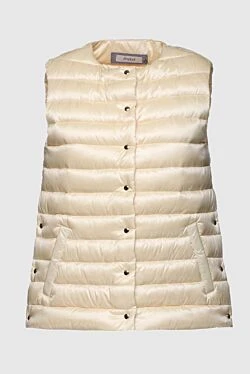 Peserico yellow polyester down vest for women 155911 - photo 1