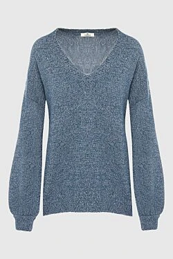 Panicale gray womens jumper with puff sleeves 156019 - photo 1