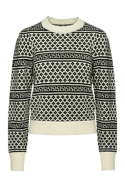 Isabel Marant beige womens wool jumper with a textured pattern 156388 - photo 1