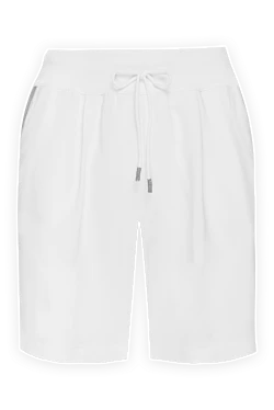 Panicale white viscose shorts for women 156548 - photo 1