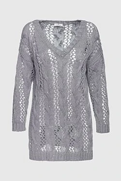 Panicale gray cotton jumper for women 156711 - photo 1