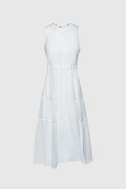 Peserico white midi dress without sleeves for women 157569 - photo 1