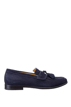 Roberto Morelli blue suede loafers for men 157885 - photo 1