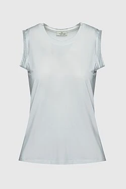 Panicale women's white top made of viscose and elastane 159052 - photo 1
