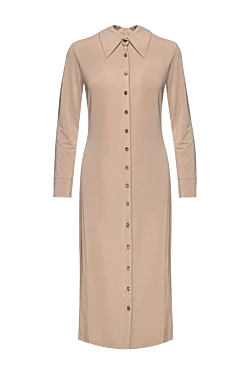 The Andamane beige viscose dress for women 159235 - photo 1