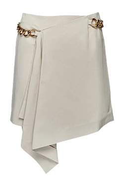 Givenchy спідниця з бавовни бежева жіноча 159268 - фото 1