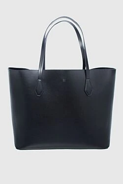 Givenchy сумка-торба чорна жіноча зі шкіри 160305 - фото 1