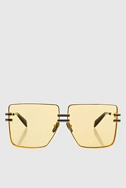 Balmain women's yellow square glasses 160346 - photo 1